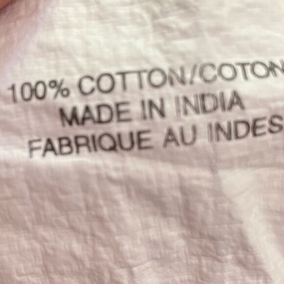 LEVI’S button down shirt light plaid 100% cotton blue white L long sleeves - Picture 5 of 9